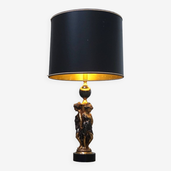 Lampe vintage Deknudt Caryatides