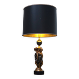 Vintage Deknudt Caryatides lamp