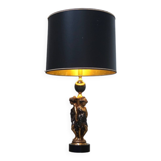 Vintage Deknudt Caryatides lamp
