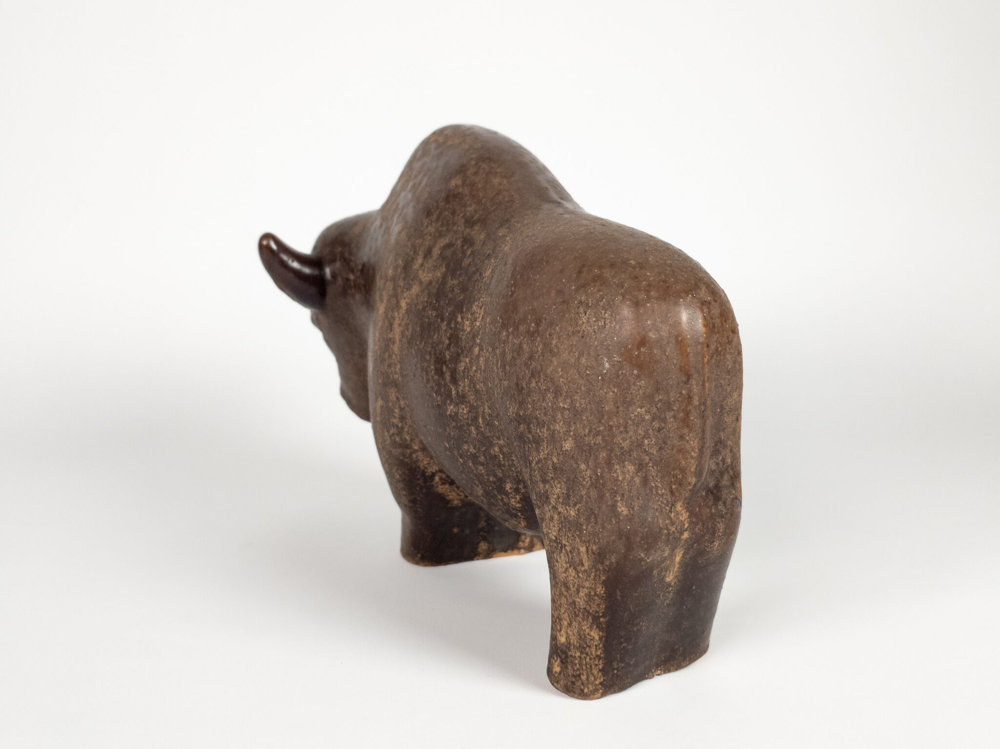 Ruscha Kurt Tschörner Vulcano ceramic bull, 1960