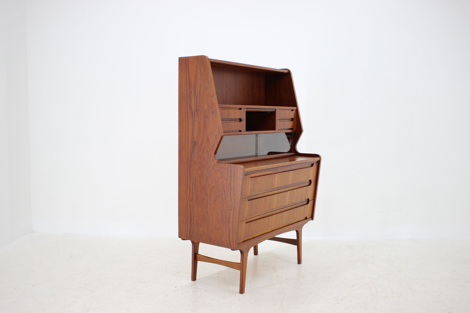 Mid-century Danish teak secretaire, 1960s