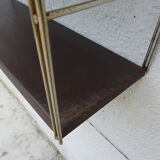 Metal string modular wall shelf