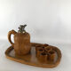 Aldo Tura carafe, tray and glasses set for Macabo  50