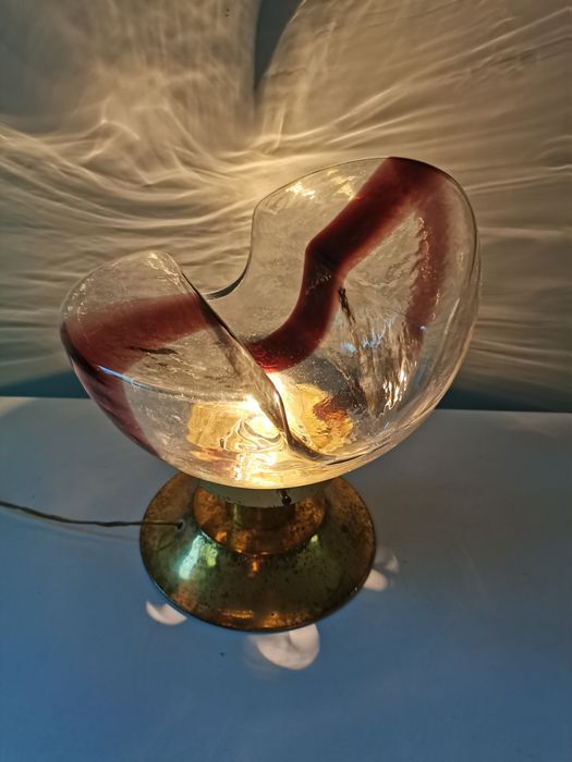 Lampe Italienne en verre Mazzega