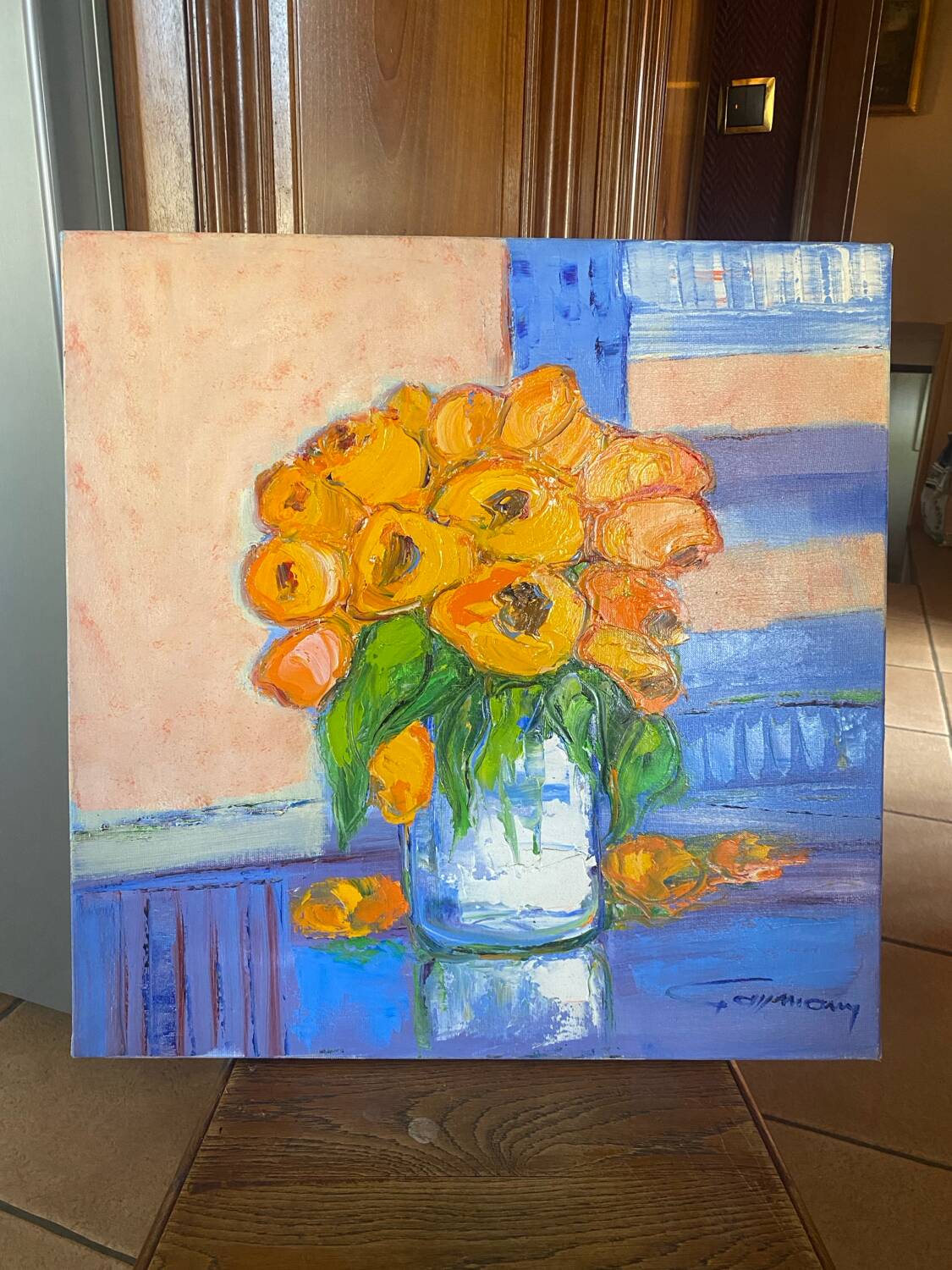 Tableau de Bernard Gassmann , Huile Sur Toile , peinture