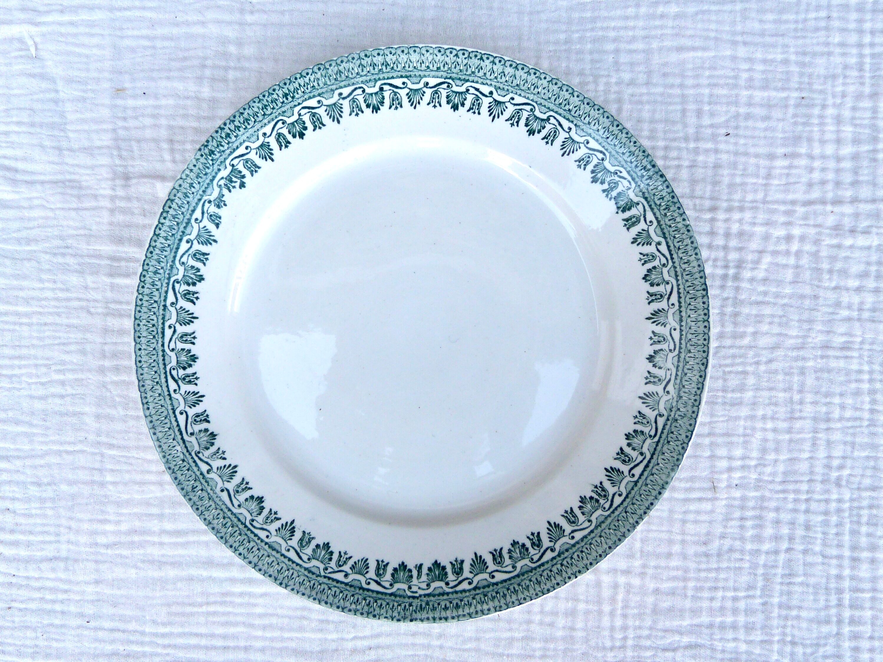Set de 6 assiettes à dessert Terre de fer modèle Service Congo