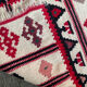 Vintage woven wool Kilim rug
