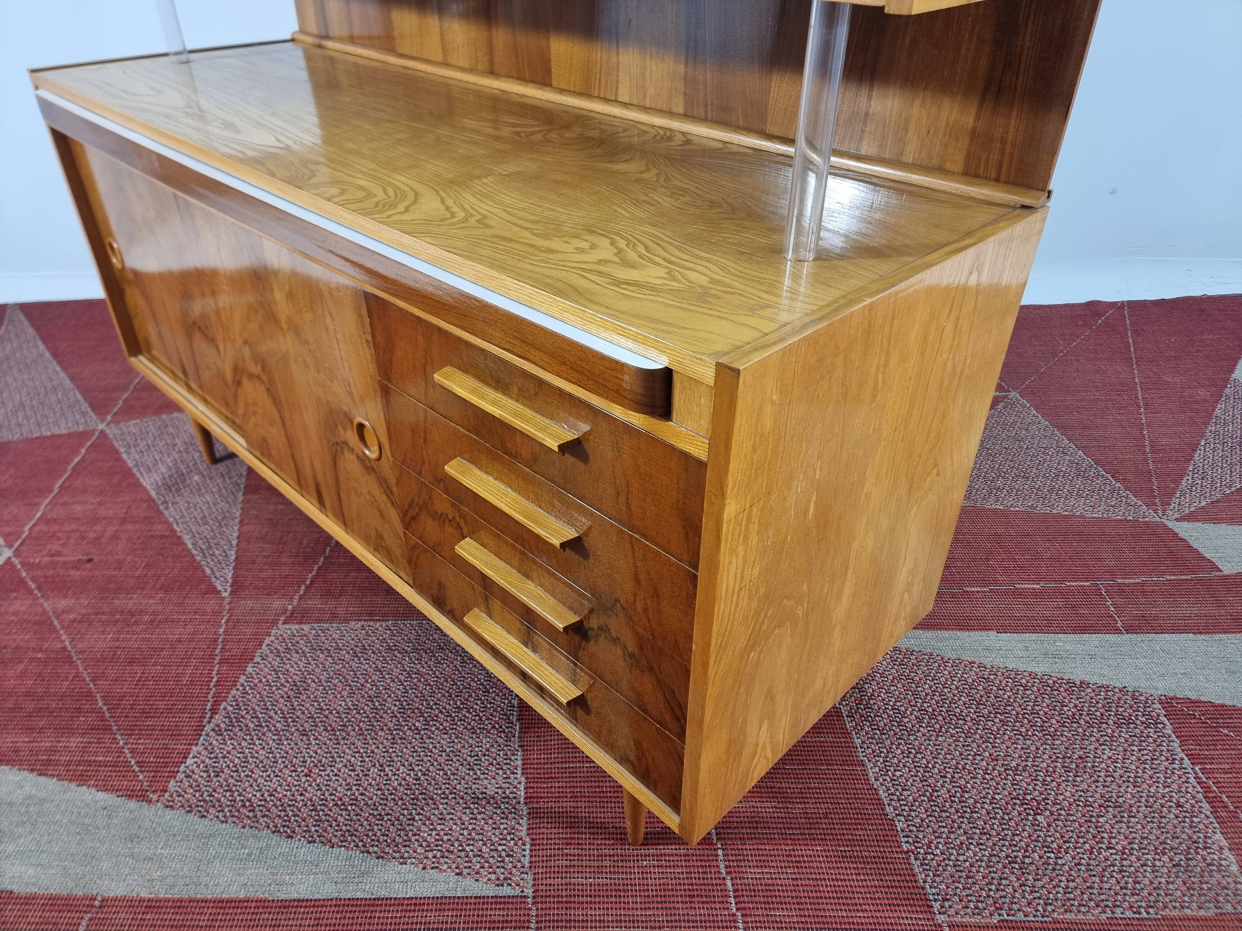 Vintage sideboard and desk, 1970s