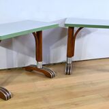 Bistro tables in laminate and beech – 1950