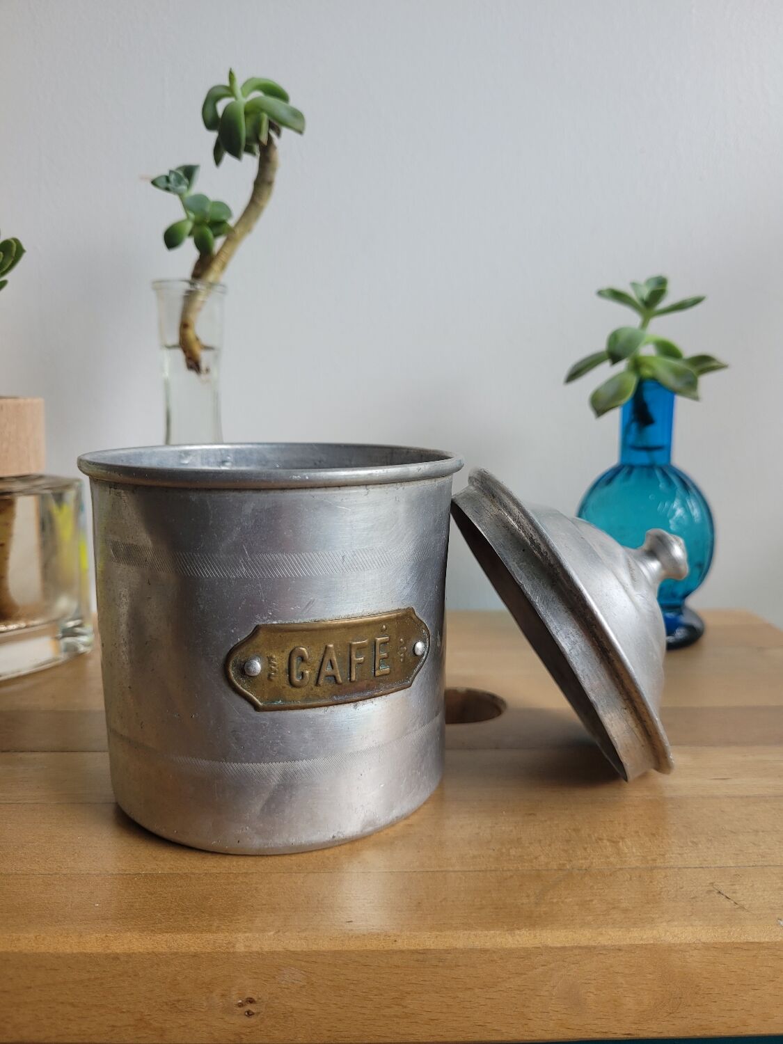 Tin pot "coffee"
