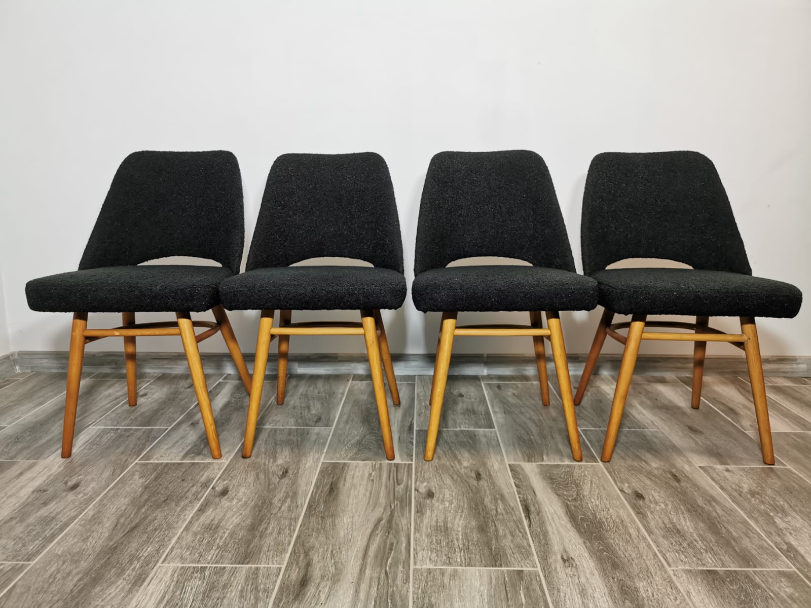 Restored dining chairs by Oswald Haerdtl