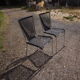 Pair of chairs scoubidou of the years 60