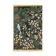 Painted canvas depicting a bird in a floral setting. Contemporary.