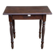 Solid wood table with turned legs, 19th century, 77x42cm