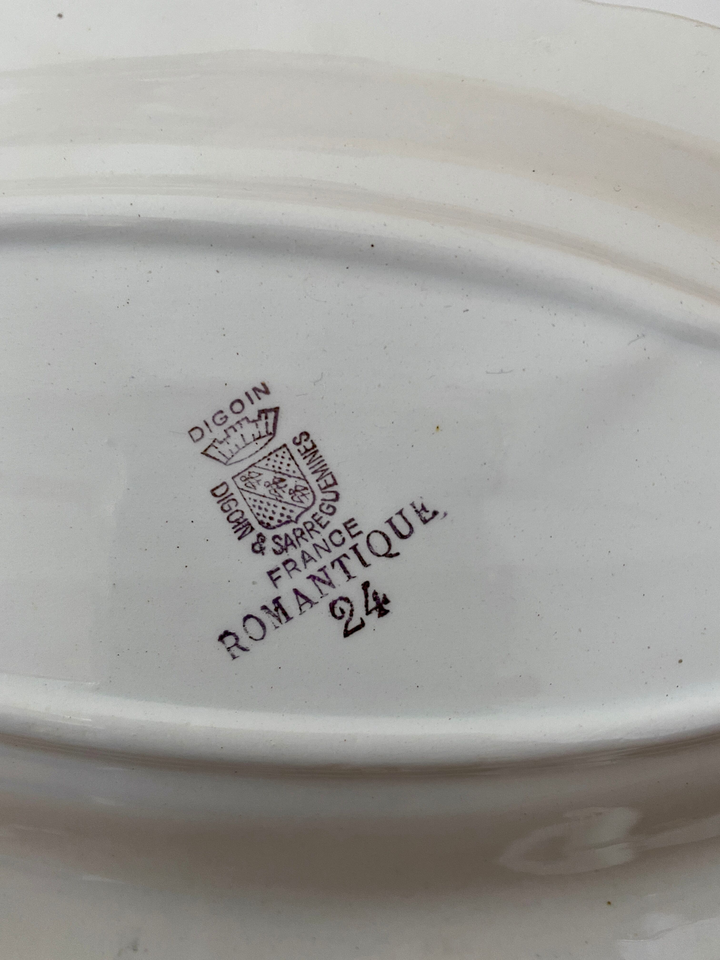 Set of two vintage Raviers Digoin