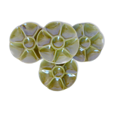 4 assiettes à huitres de Gien 2106171