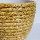 Vintage “rope” slip ceramic planter