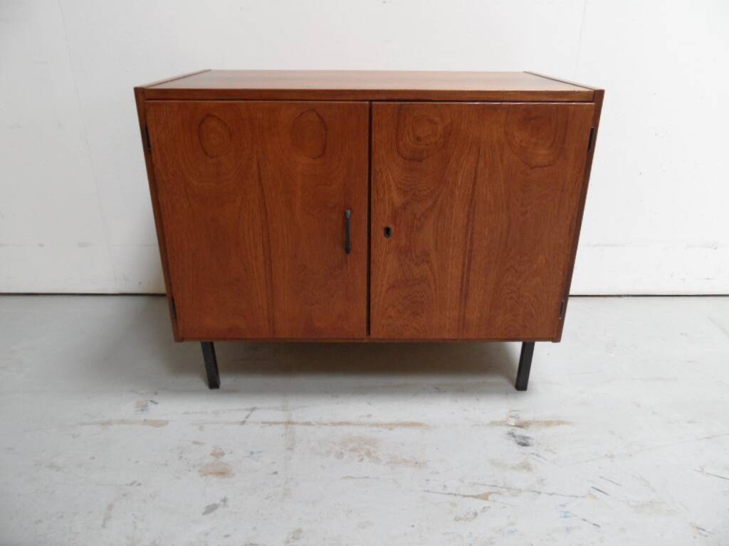 Mid Century 2 door tv cabinet 1950's