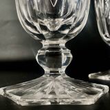 3 verres géants baccarat 280ml m.à feuilles