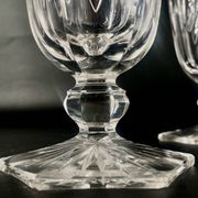 3 baccarat giant glasses 280ml m.à feuilles