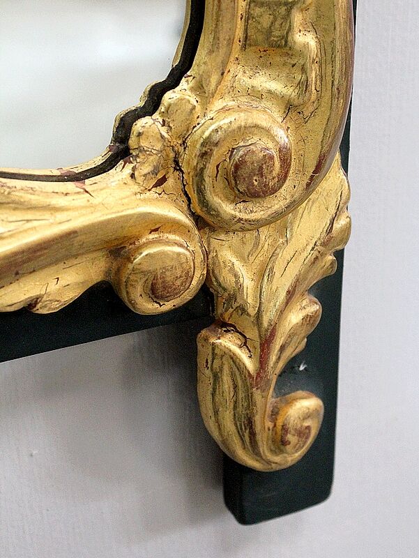 Miroir en bois doré, style Louis XV – début XXe