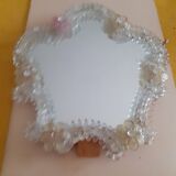 Venetian mirror in the shape of a flower. Evening to hang, or to put down?
