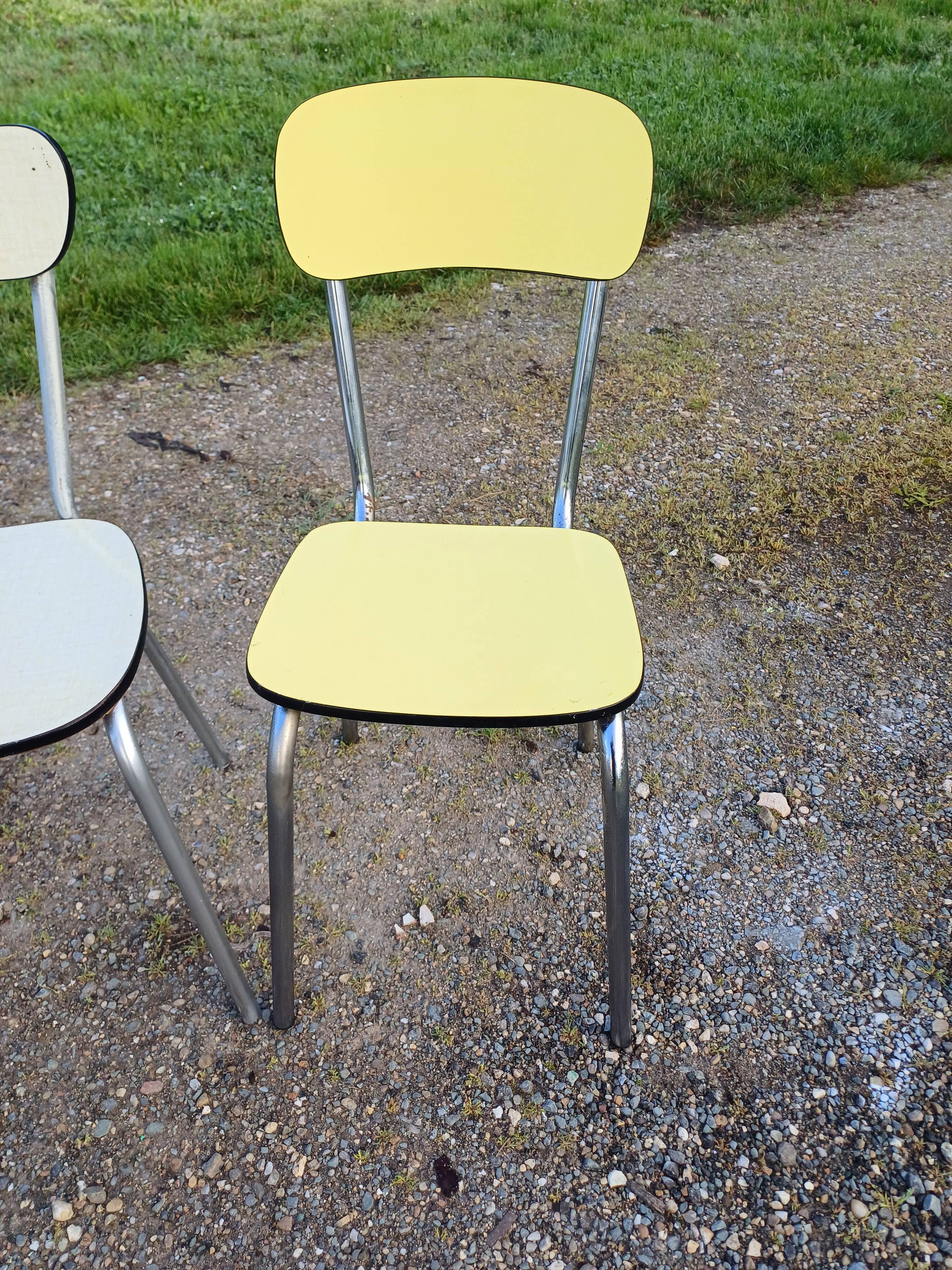 6 Vintage Formica Chairs