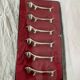 Silver dachshund knife holder