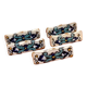 1920s-1940s 5 Tunisian Ceramic Knife Rests Nabeul
