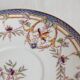 Tasse à café en terre de fer décor Minton mauve Sarreguemines fin XIXe