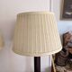 Pair of Neo-Classical Burgundy Lamps with Jansen Style Shades, Chic Le Dauphin