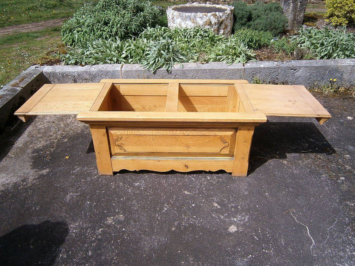 Coffre en chêne massif