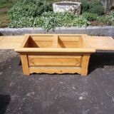 Coffre en chêne massif