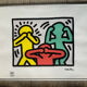 Numbered keith haring silkscreen with certificate.