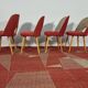 Dining Table and Chairs, 1960s, Set of 5