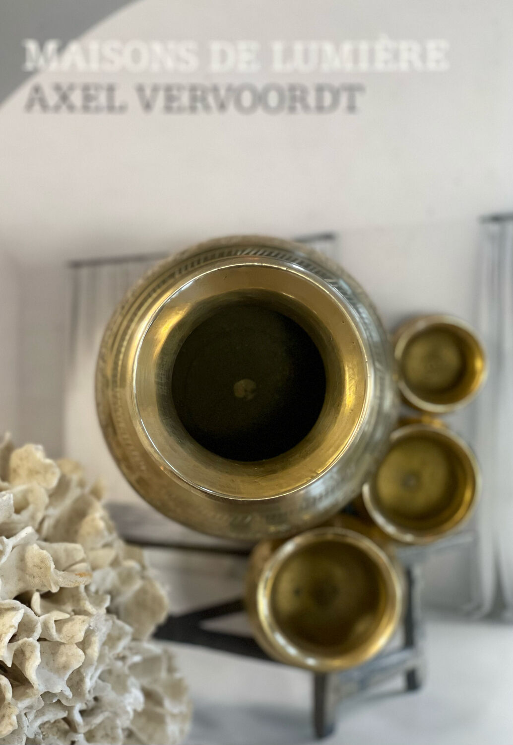 Indian Brass nesting pots