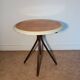 Side table with tapered legs