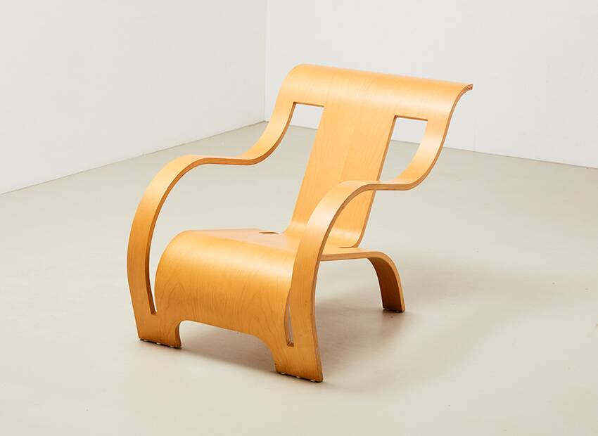 Gerald Summers Plywood Lounge Chair Italy 1933/1998