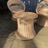 Modular rattan lounge