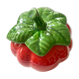 Tomato ceramic sugar bowl