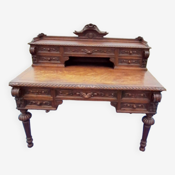 Henri II style tiered desk
