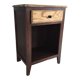 Vintage bedside tables legs compass