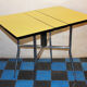 Folding table in formica