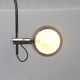 Chrome metal arc floor lamp Space Age mid-century by Cosack, 1960s