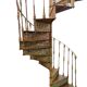 Spiral staircase in cast iron XXth