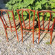 3 old bistro chairs cans thonet