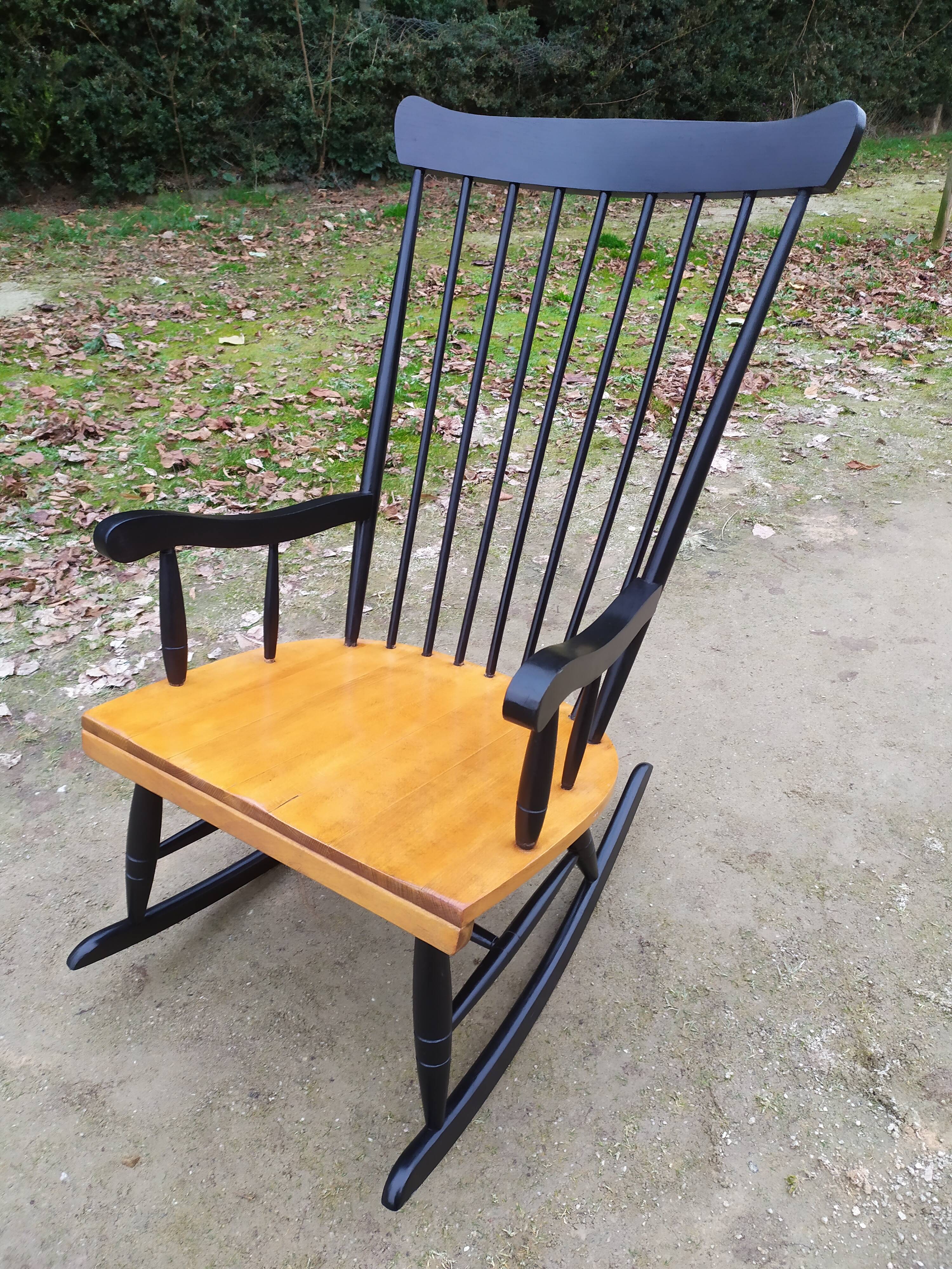 Scandinavian rocking chair 50s-60s