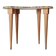 Tapered leg console table - bean-shaped canvas top
