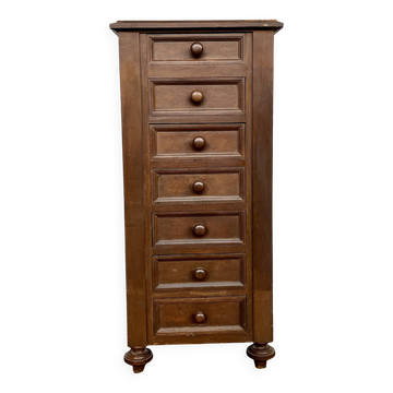 Commode étroite vintage / chevet