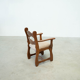 Set of two razorback armchairs